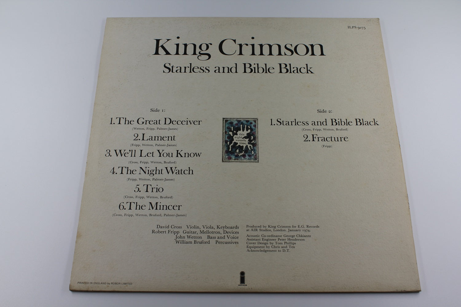 King Crimson - Starless And Bible Black - recordroom