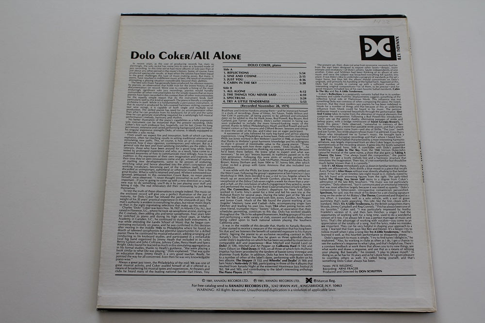 Dolo Coker - All Alone