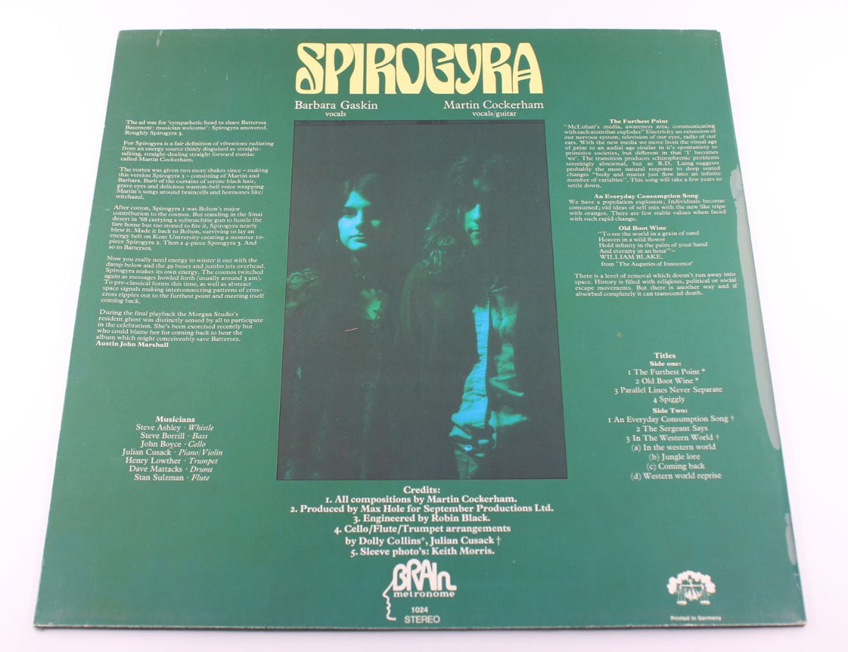 Spirogyra - Bells, Boots And Shambles