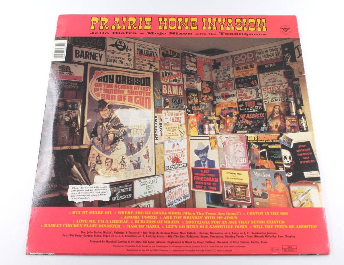 Jello Biafra With Mojo Nixon &amp; The Toadliquors - Prairie Home Invasion