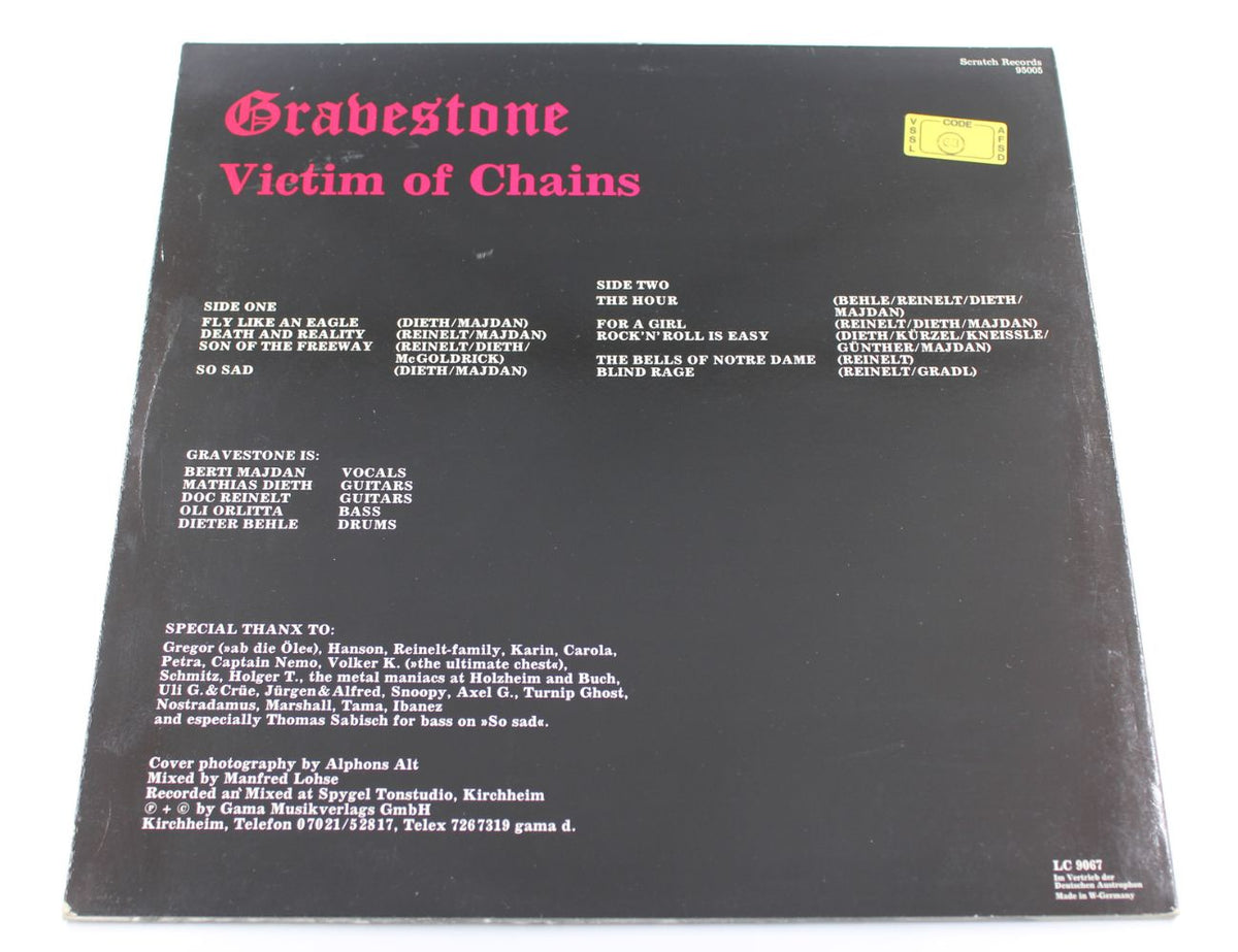 Gravestone - Victim Of Chains