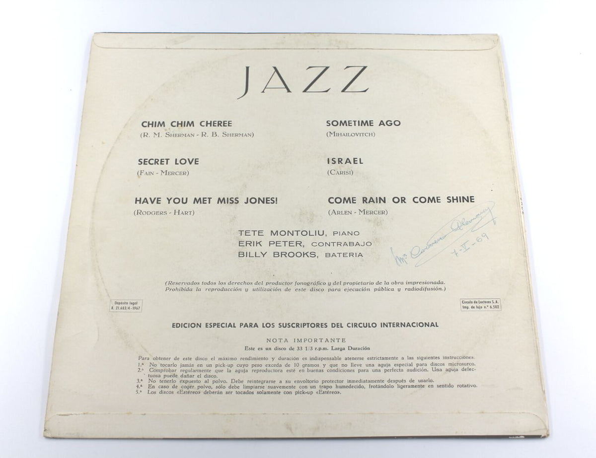 Tete Montoliu Trio - Jazz